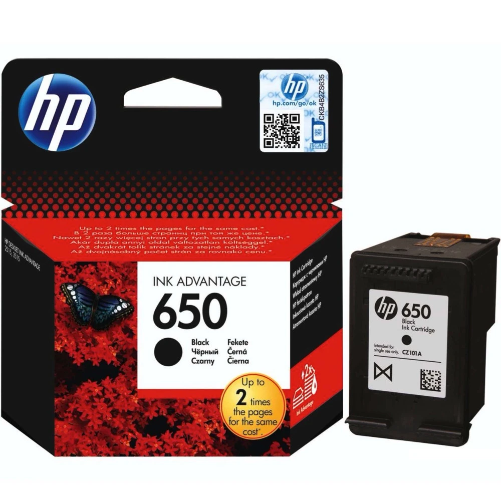 Струйный картридж HP №650 Black CZ101A