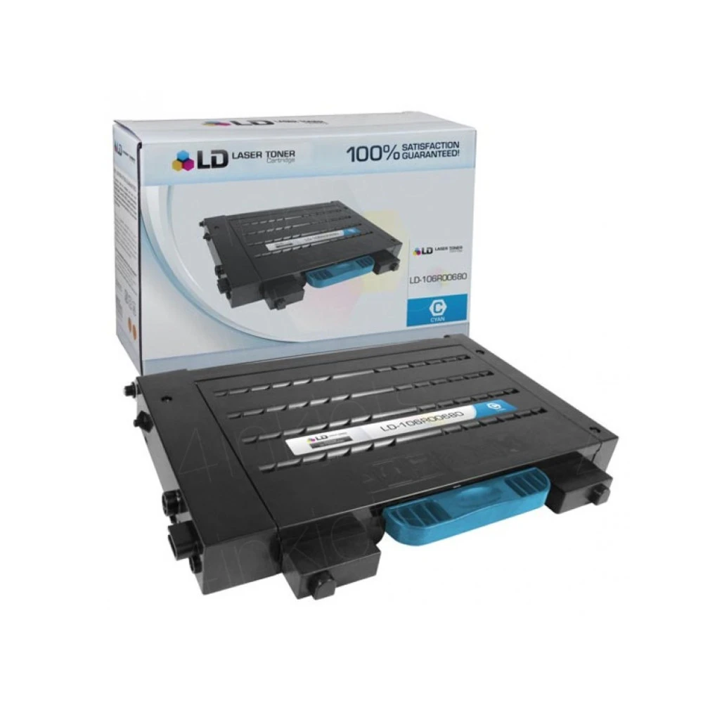 Тонер Xerox Phaser 6100 106R680 Cyan Toner 106R00680