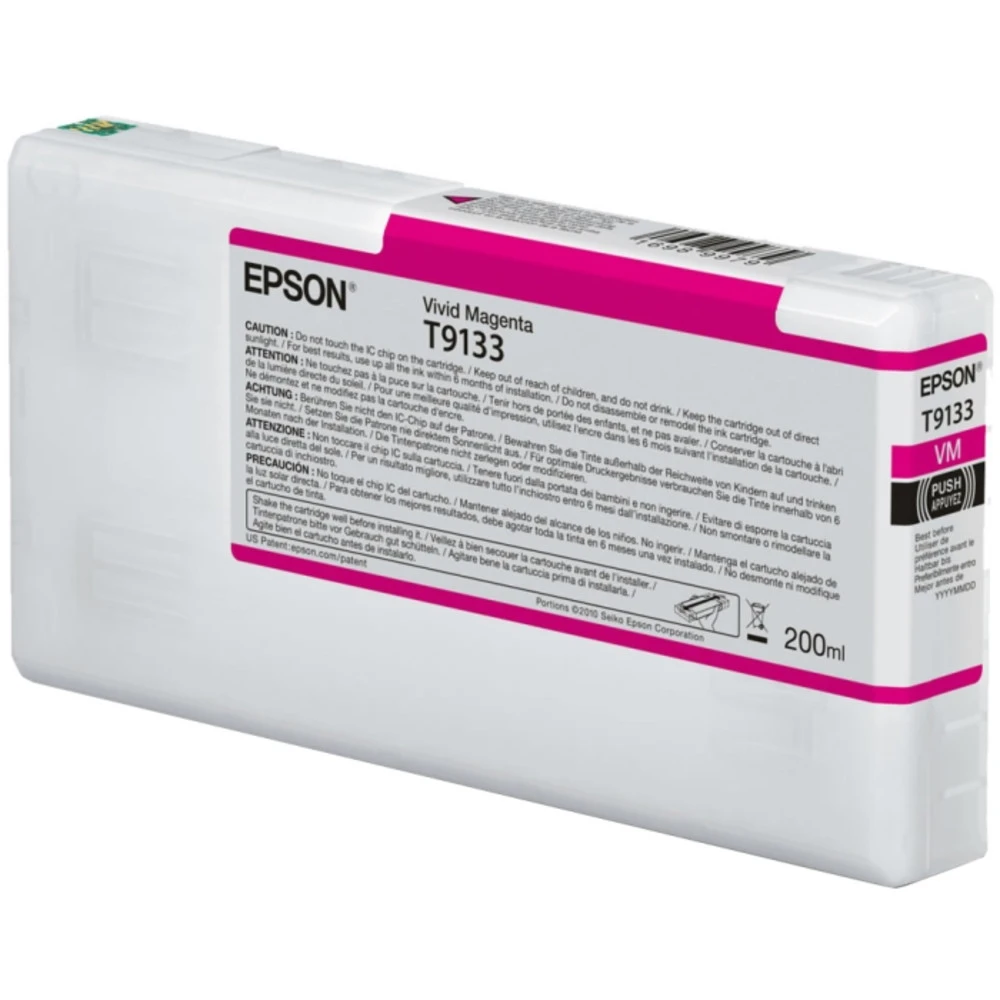 Струйный картридж Epson T9133 Vivid Magenta C13T913300