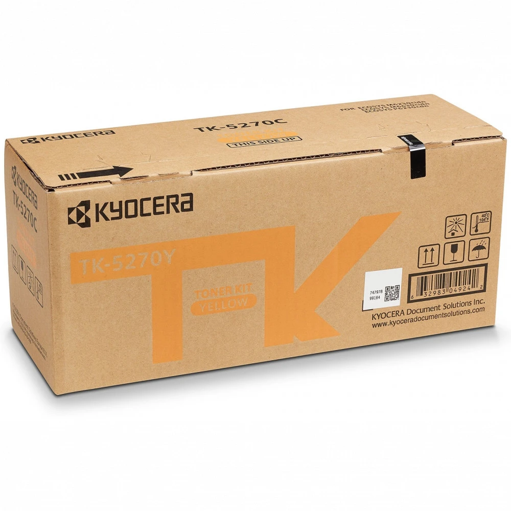 Тонер Kyocera TK-5270Y желтый (6000стр.) для M6230cidn/M6630cidn/P6230cdn 1T02TVANL0