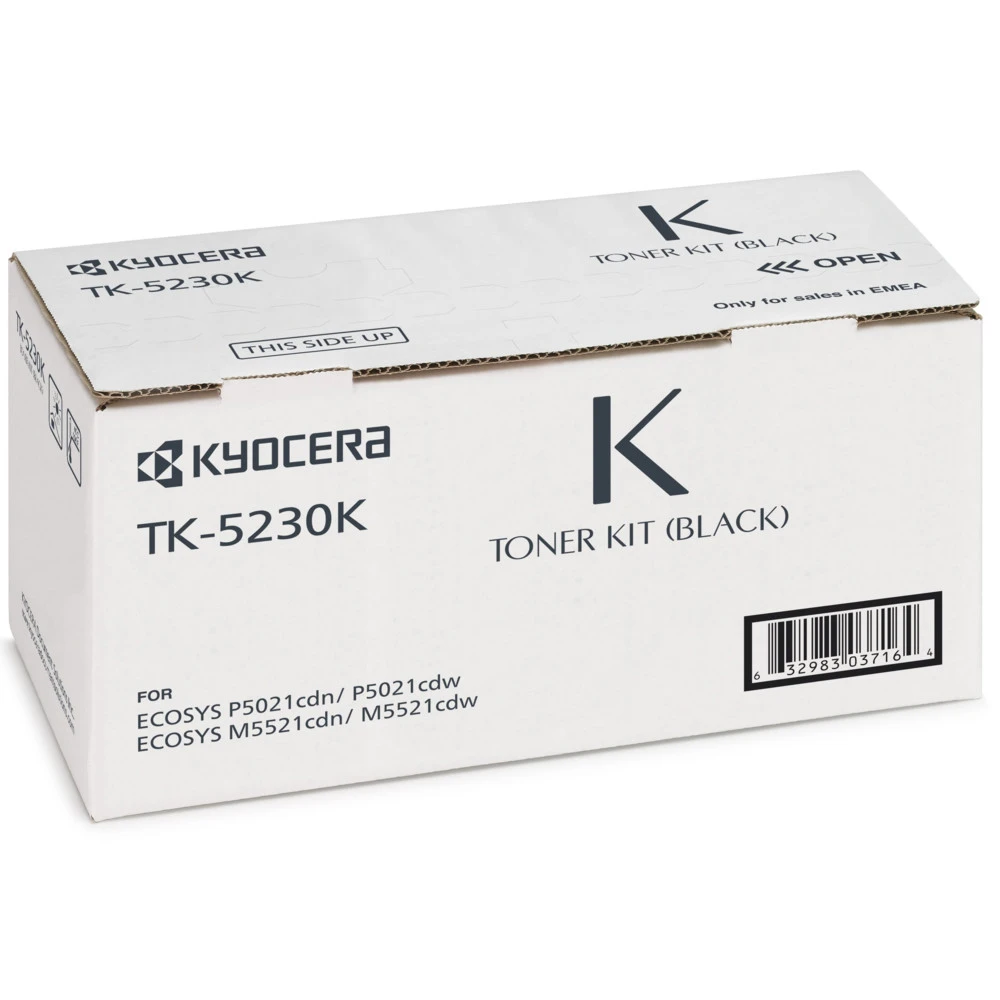 Тонер Kyocera TK-5230K Black P5021cdn/cdw, M5521cdn/cdw 1T02R90NL0