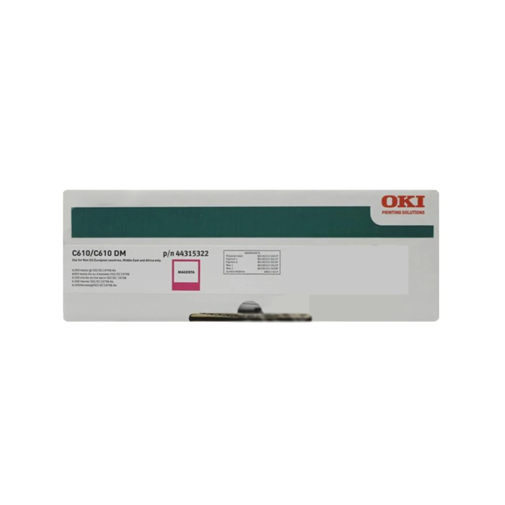 Тонер OKI C610 6K, Magenta 44315322/44315306