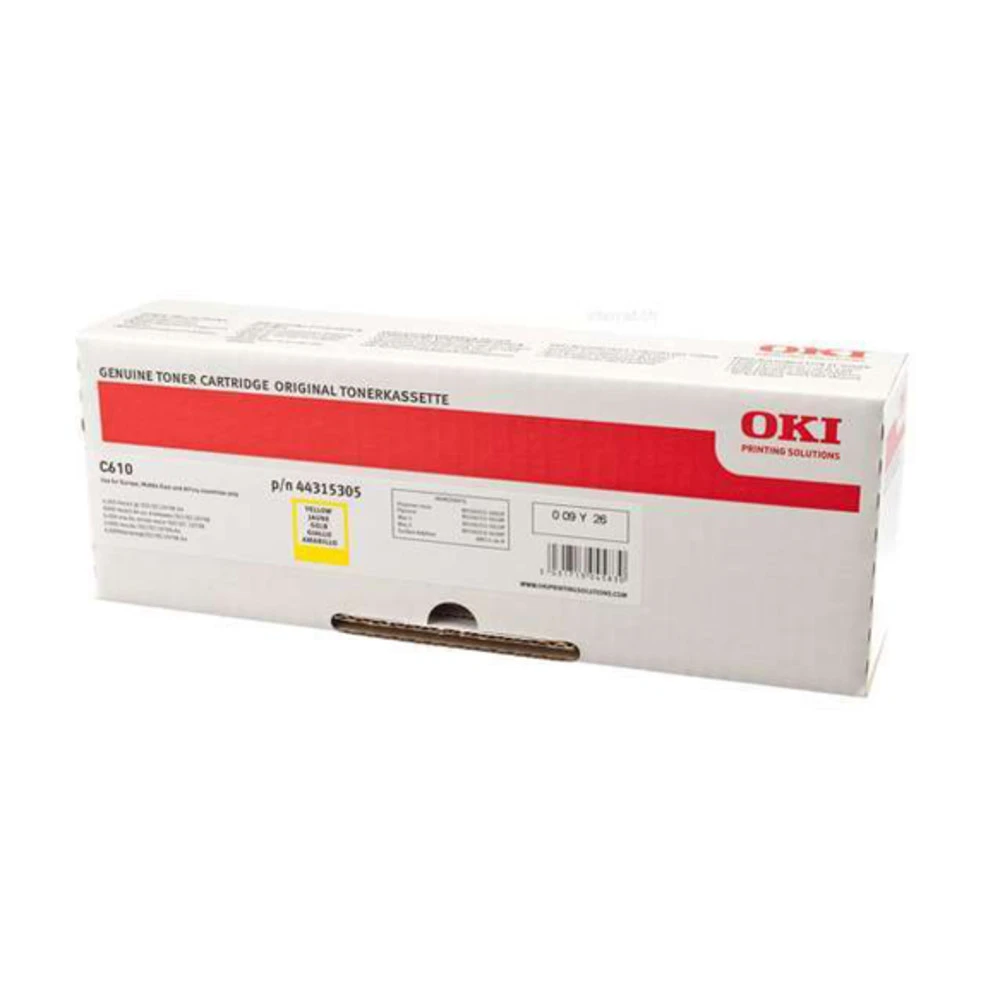Тонер OKI C610 6K, Yellow 44315321/44315305
