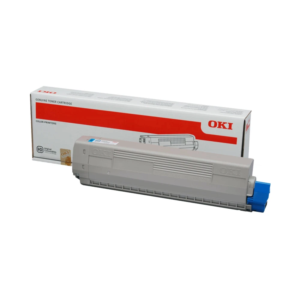 Тонер OKI C801/821 7.3K, Cyan 44643007/44643003