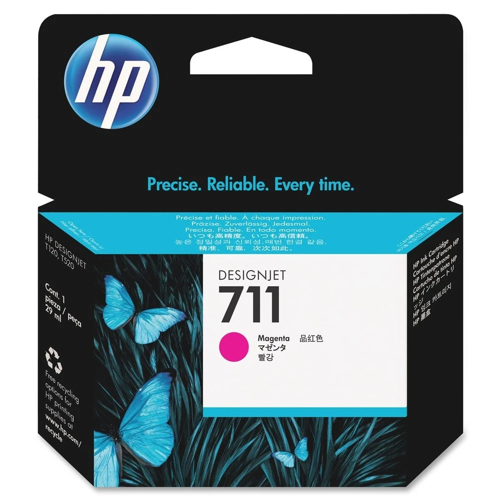 Струйный картридж HP №711 Пурпурный CZ131A