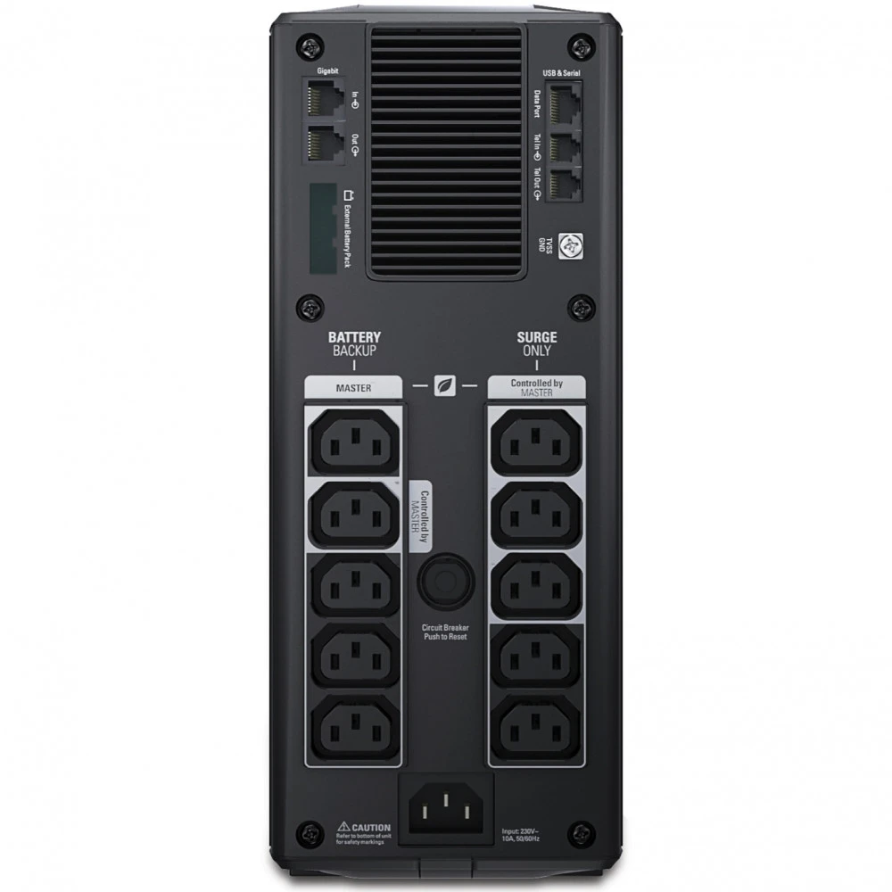 Источник бесперебойного питания APC Back-UPS Pro 1500 BR1500GI 1500 ВА, 865 Вт