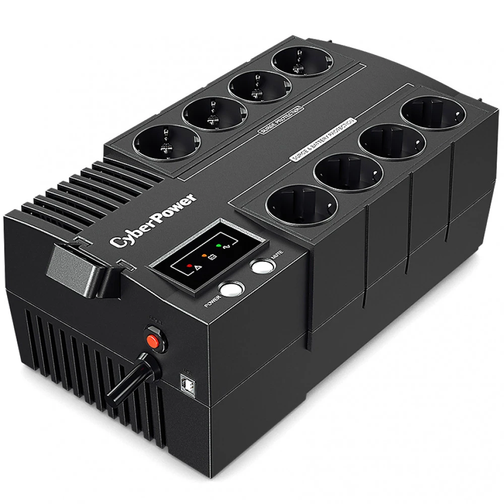 Источник бесперебойного питания CyberPower BS650E 650 ВА, 360 Вт
