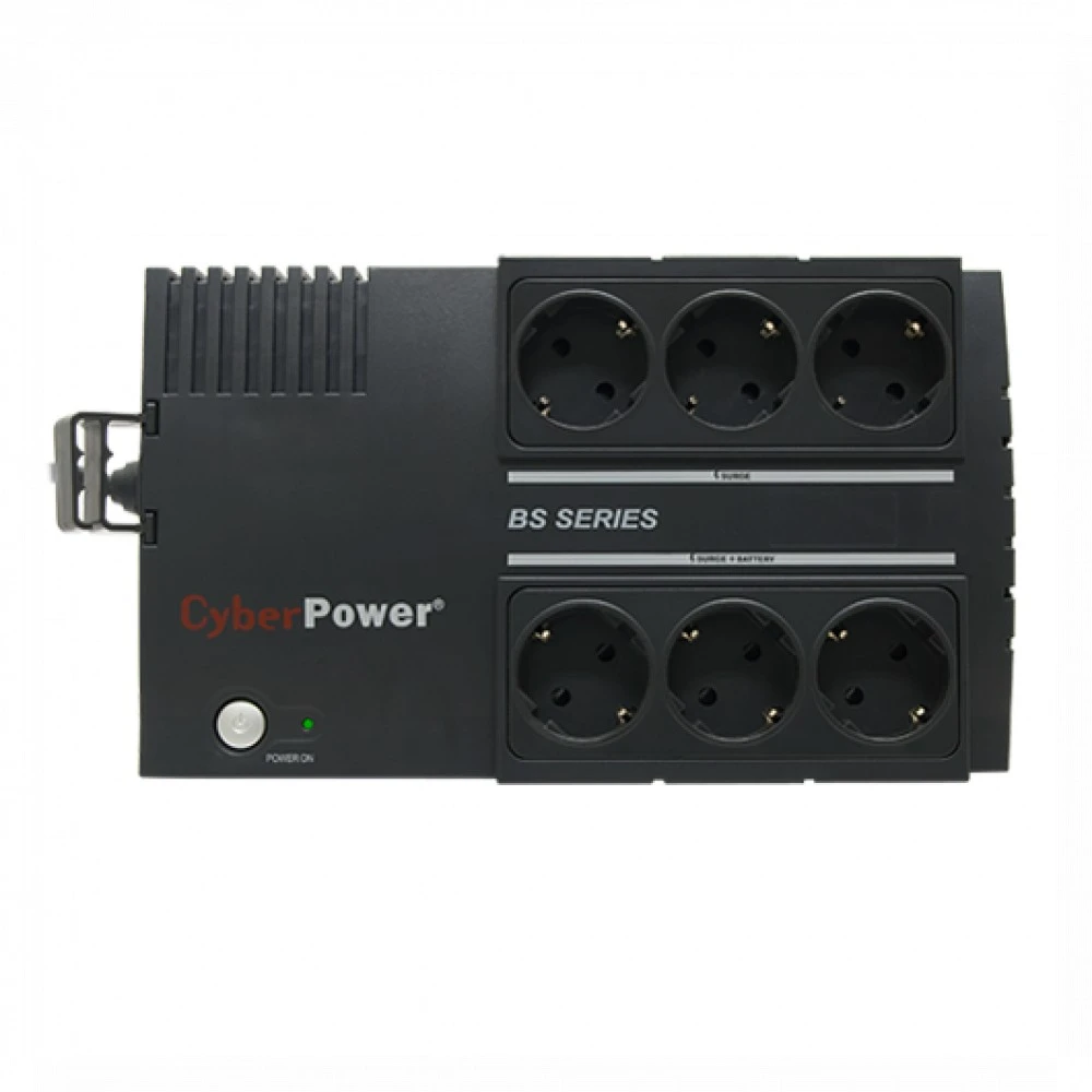 Источник бесперебойного питания CyberPower BS850E 850 ВА, 490 Вт
