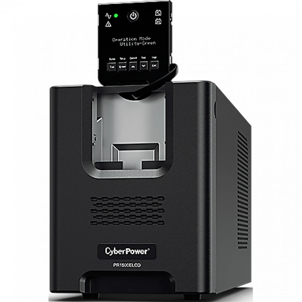 Источник бесперебойного питания CyberPower PR1500ELCD 1500 ВА, 1350 Вт