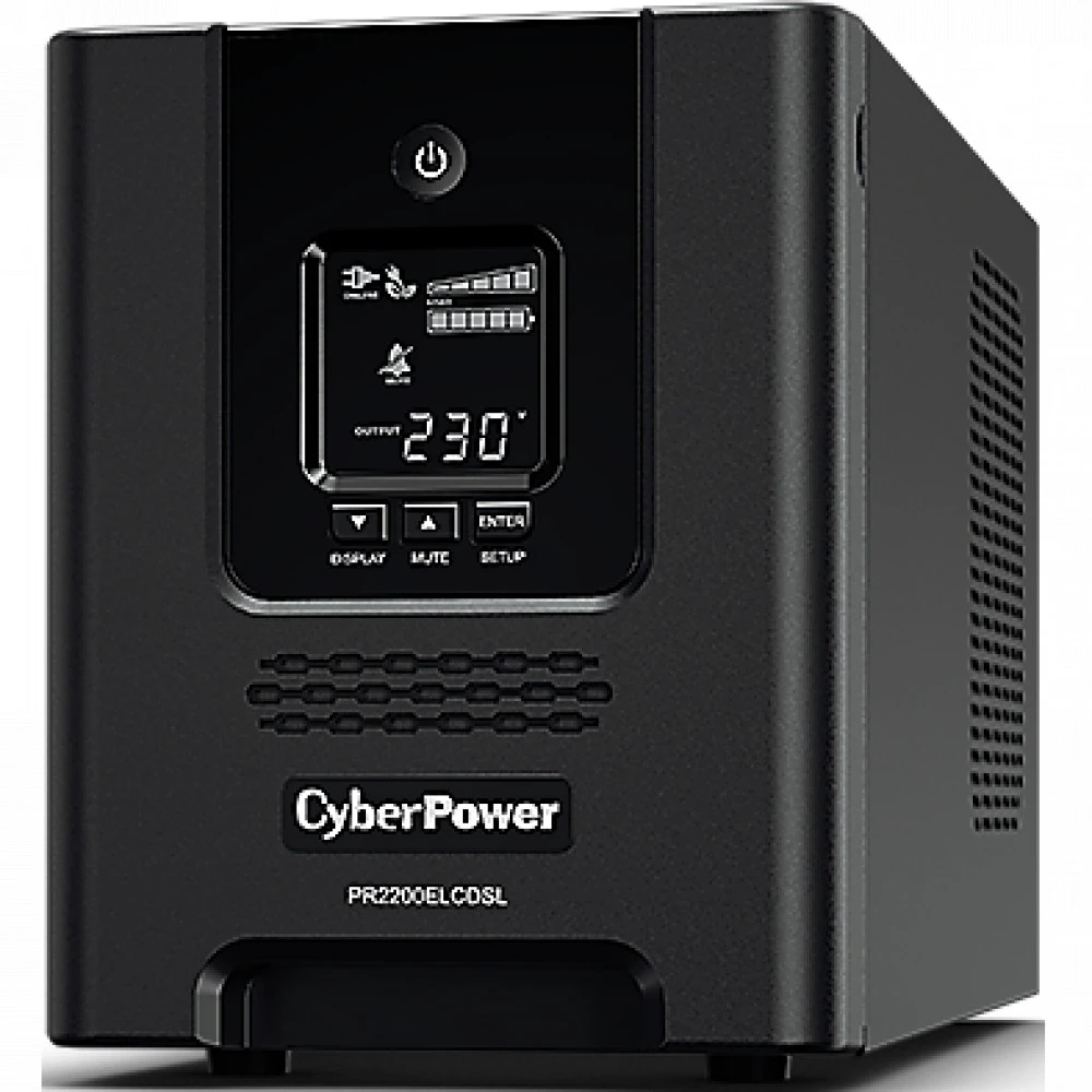 Источник бесперебойного питания CyberPower PR2200ELCDSL 2200 ВА, 1980 Вт