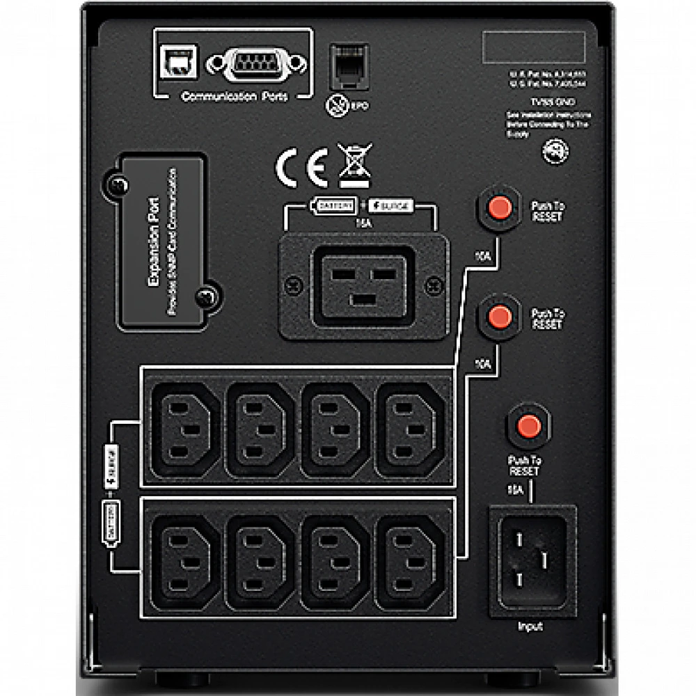Источник бесперебойного питания CyberPower PR2200ELCDSL 2200 ВА, 1980 Вт