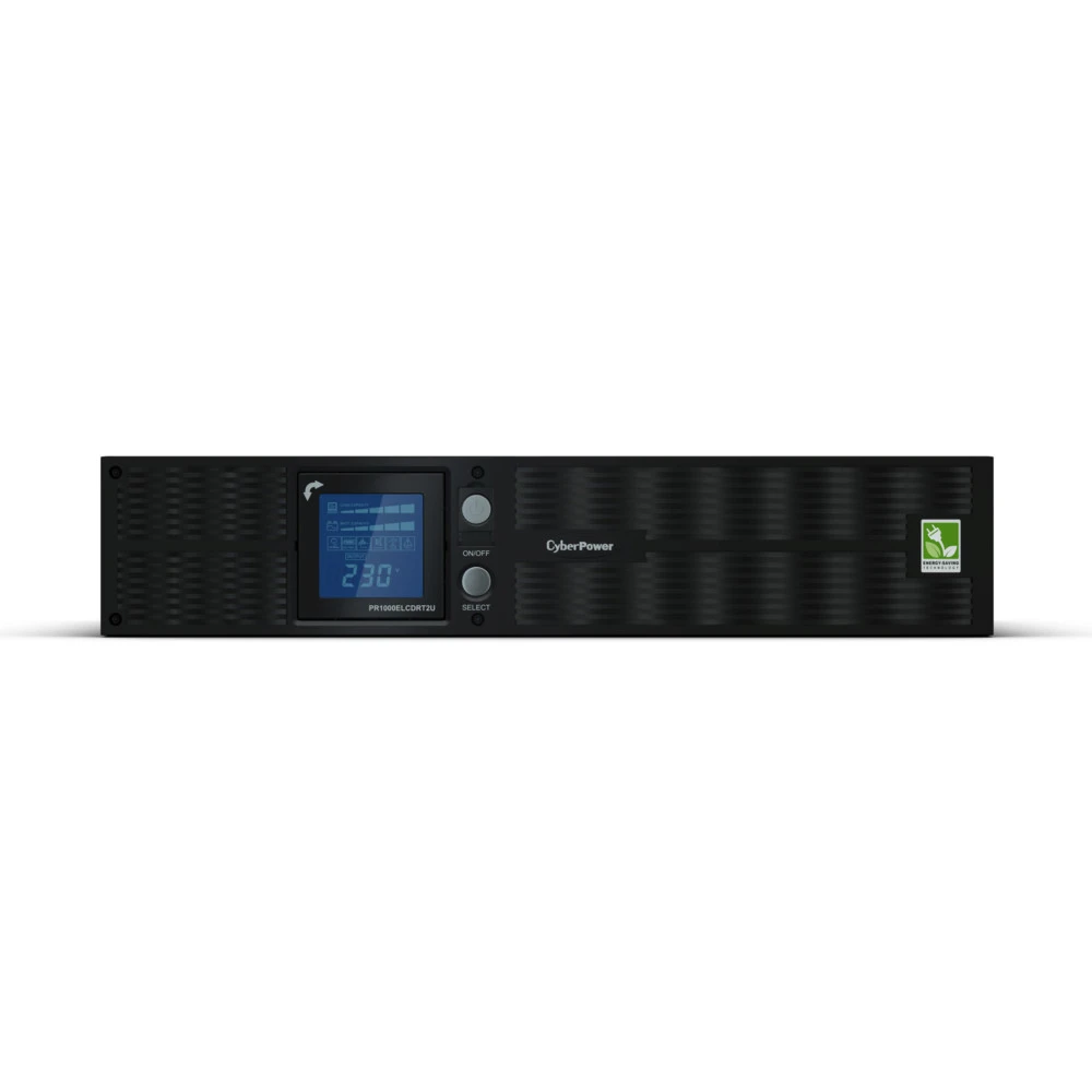 Источник бесперебойного питания CyberPower PR1500ELCDRT2U 1500 ВА, 1350 Вт