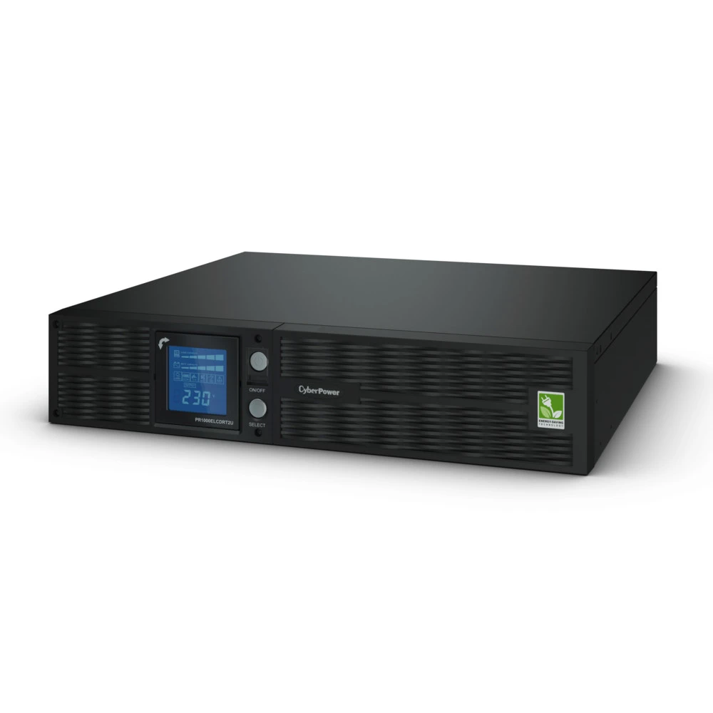Источник бесперебойного питания CyberPower PR1500ELCDRT2U 1500 ВА, 1350 Вт