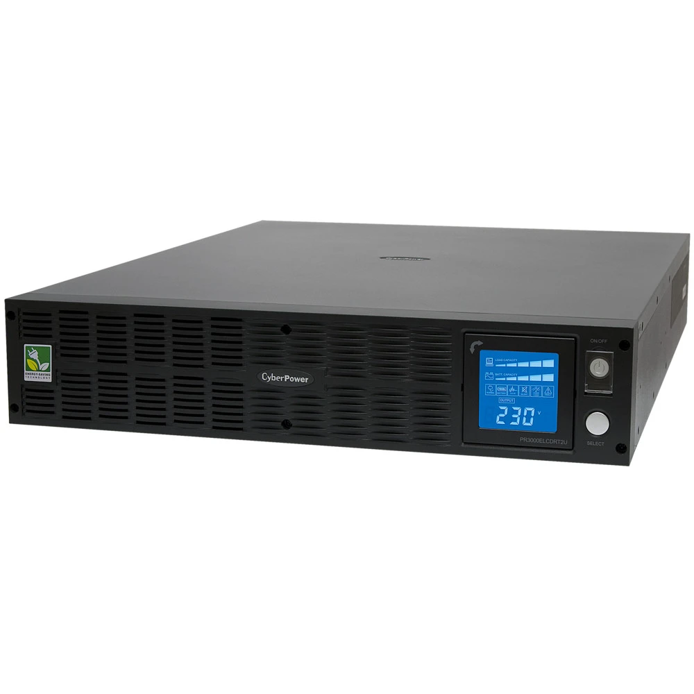Источник бесперебойного питания CyberPower PR3000ELCDRT2U 3000 ВА, 2700 Вт