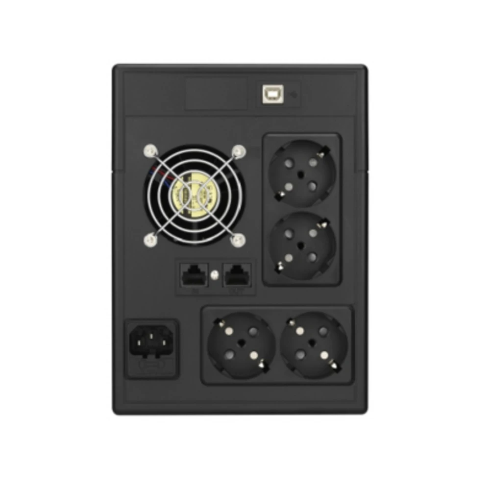 Источник бесперебойного питания VOLTA Active 1500 LCD Black 1500 ВА, 900 Вт