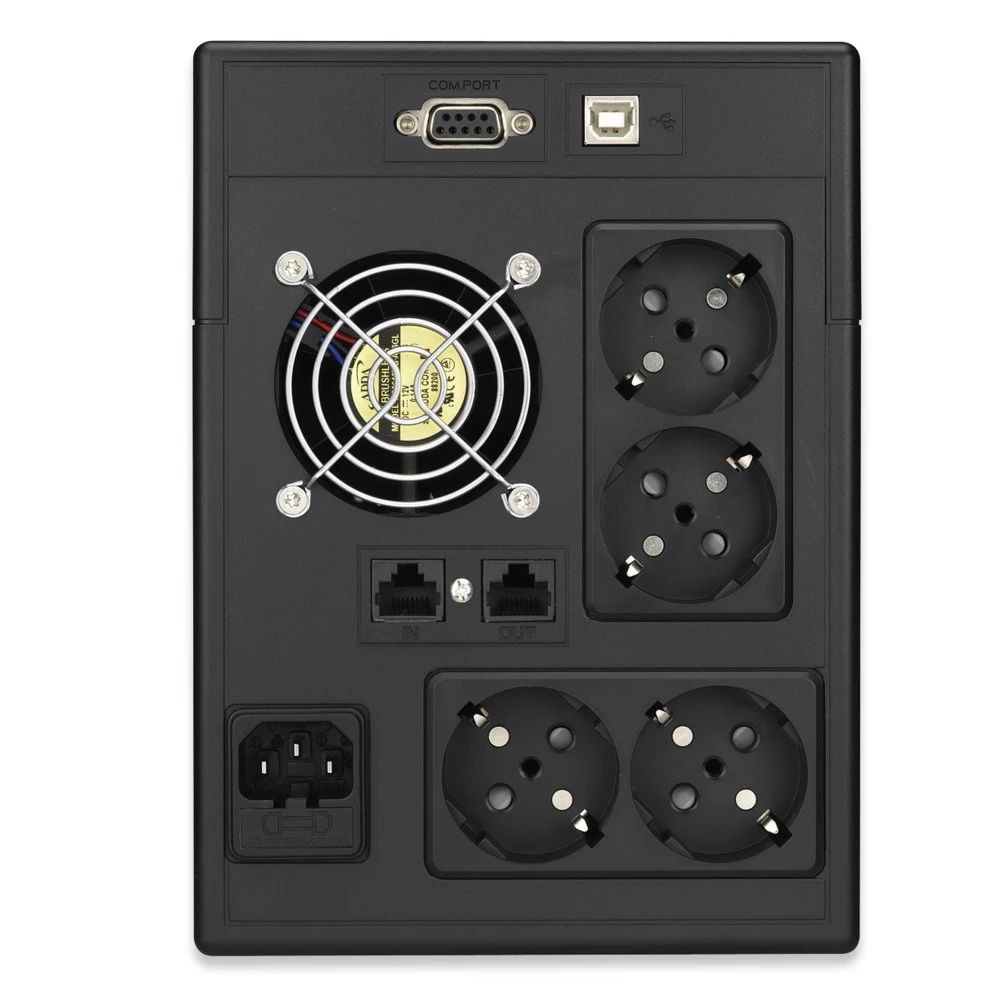 Источник бесперебойного питания VOLTA Active 1500 LED Black 1500 ВА, 900 Вт