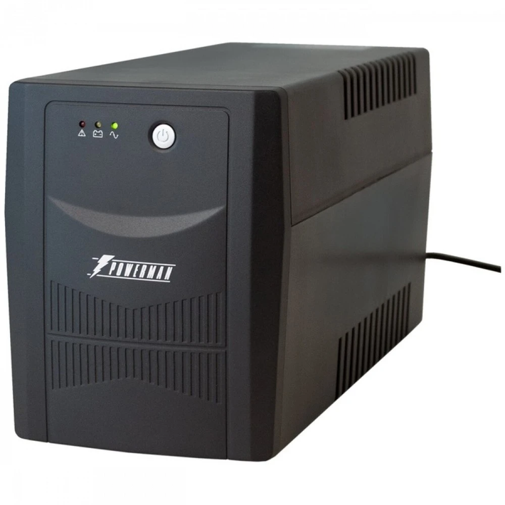 Источник бесперебойного питания Powerman Back Pro 1500 POWERMAN Back Pro 1500 1500 ВА, 900 Вт