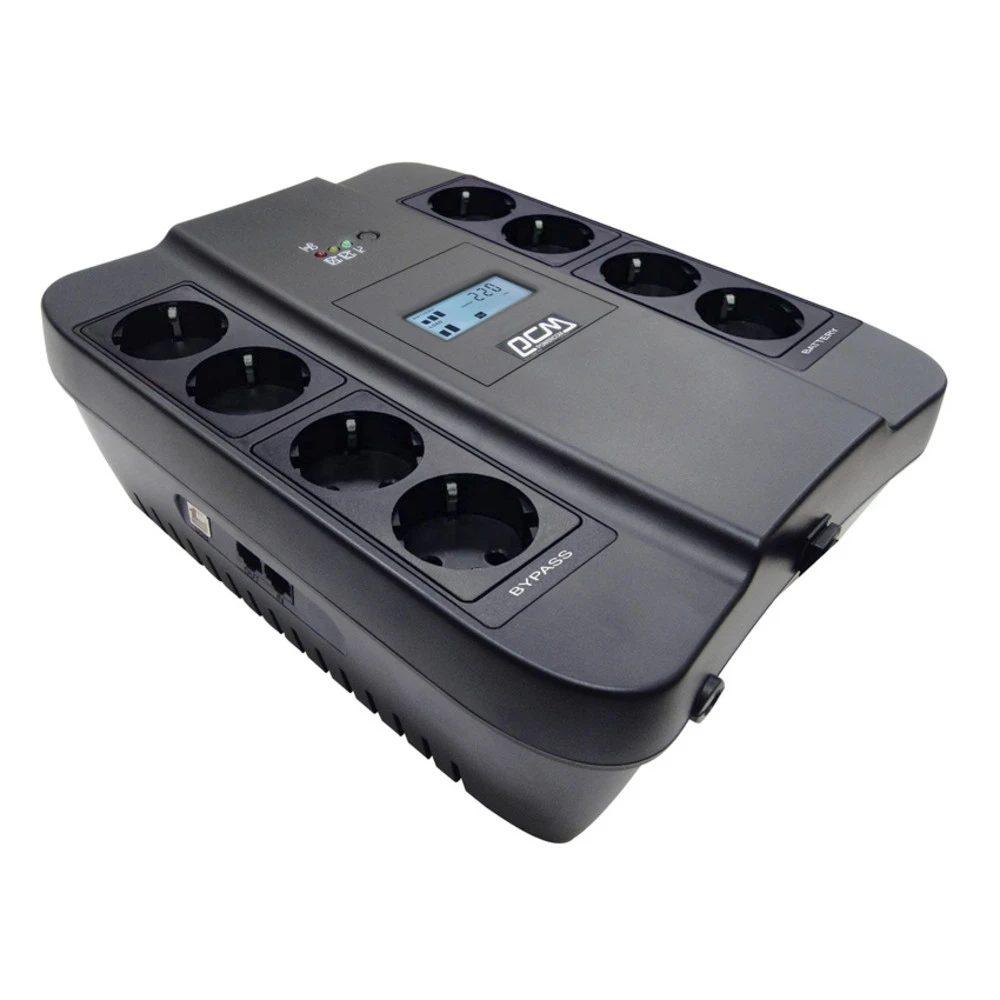 Источник бесперебойного питания Powercom Spider SPD-1100U LCD 1100 ВА, 605 Вт