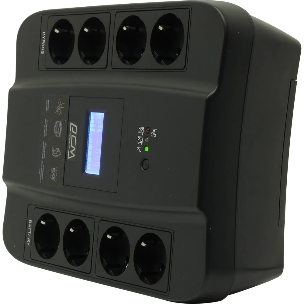 Источник бесперебойного питания Powercom SPD-750U LCD 750 ВА, 450 Вт