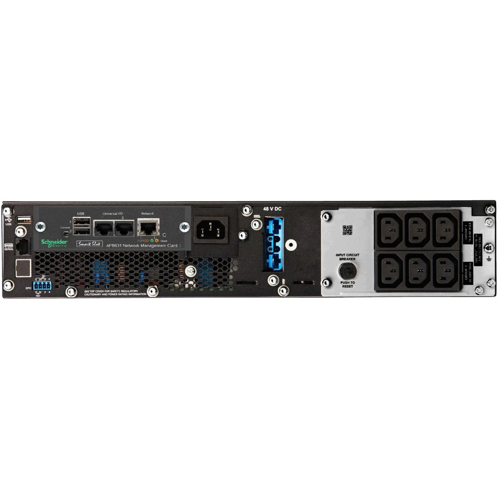 Источник бесперебойного питания APC Smart-UPS SRT SRT1000RMXLI-NC 1000 ВА, 1000 Вт