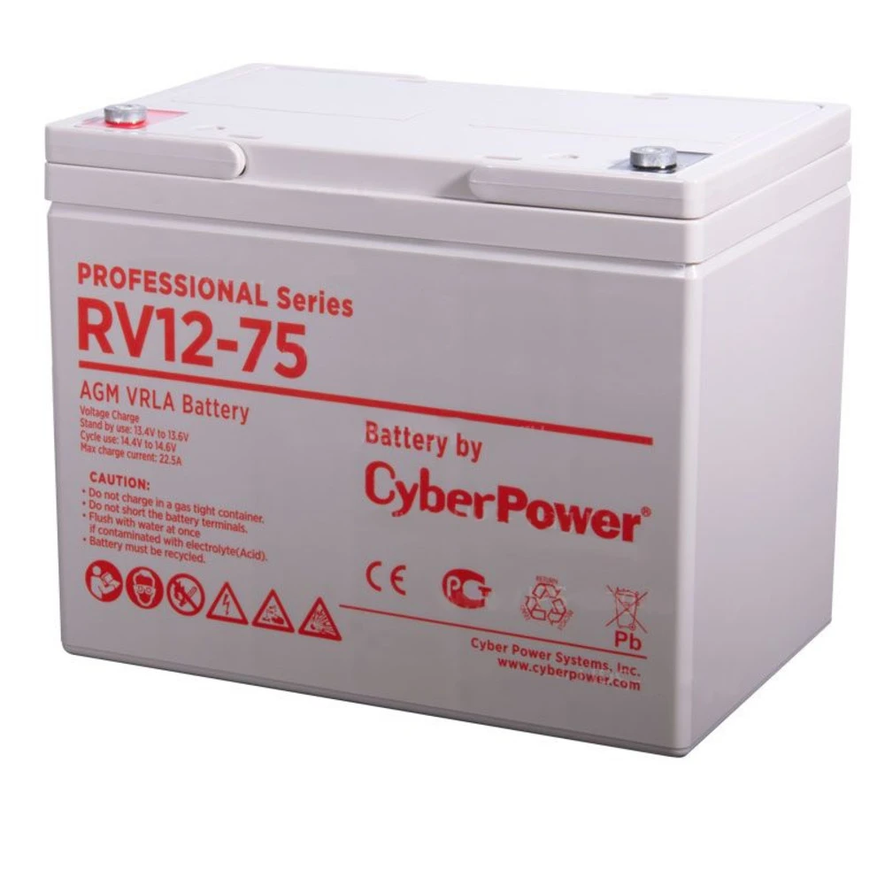 Сменные аккумуляторы АКБ для ИБП CyberPower RV 12-75 12 В