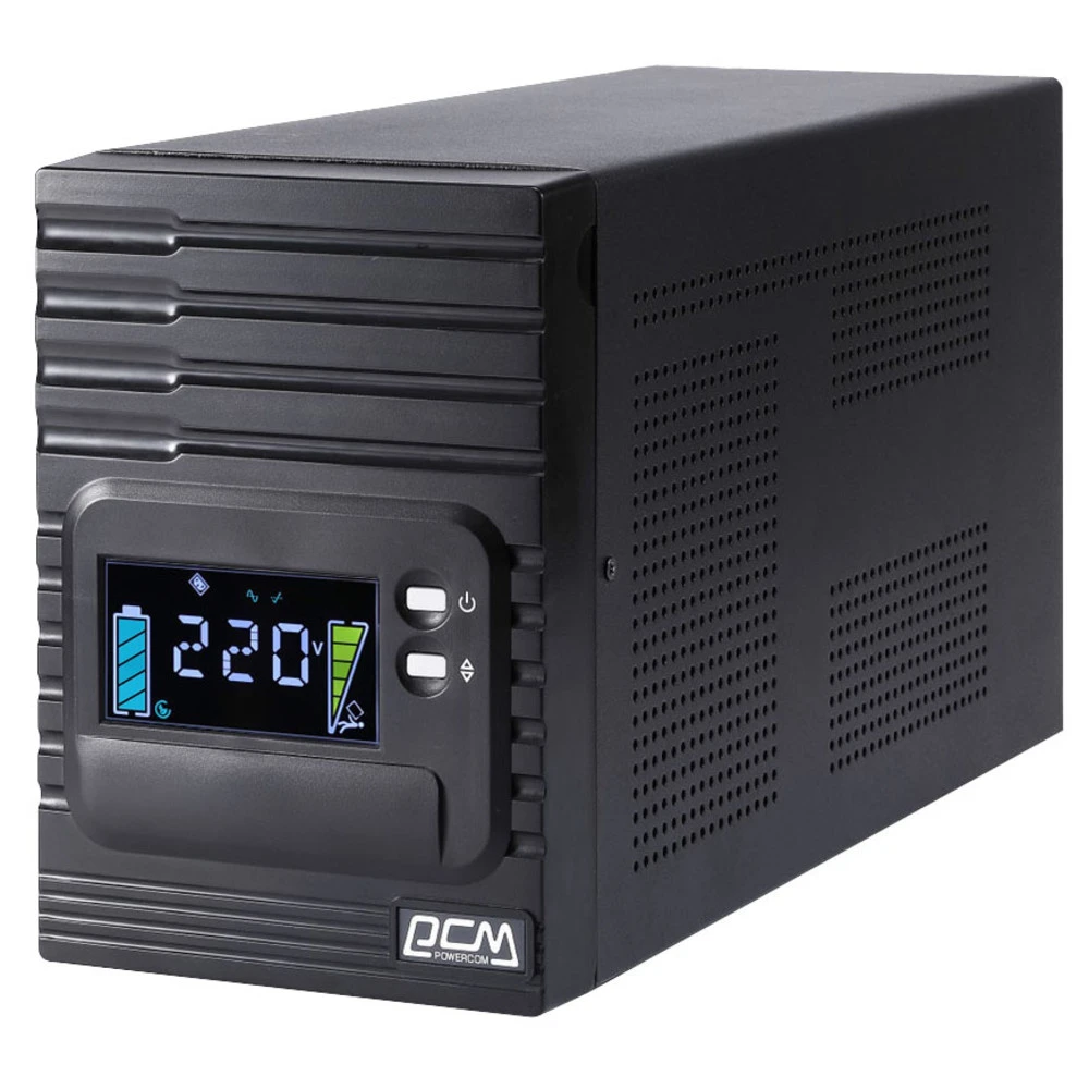Источник бесперебойного питания Powercom Smart King Pro+ SPT-2000-II LCD 2000 ВА, 1600 Вт