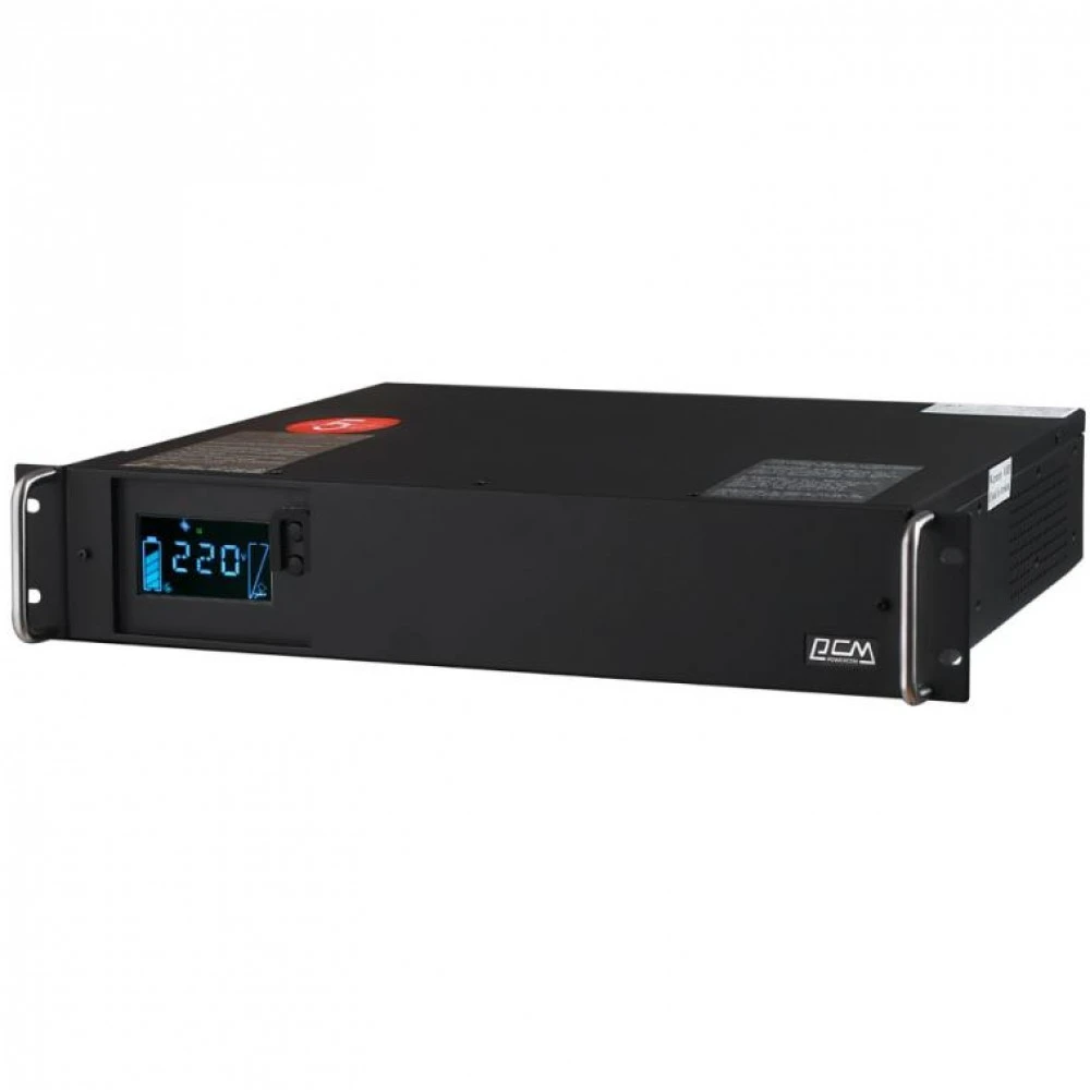 Источник бесперебойного питания Powercom King Pro RM KIN-1200AP LCD 1200 ВА, 960 Вт