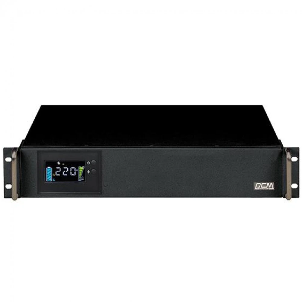 Источник бесперебойного питания Powercom King Pro RM KIN-1200AP LCD 1200 ВА, 960 Вт