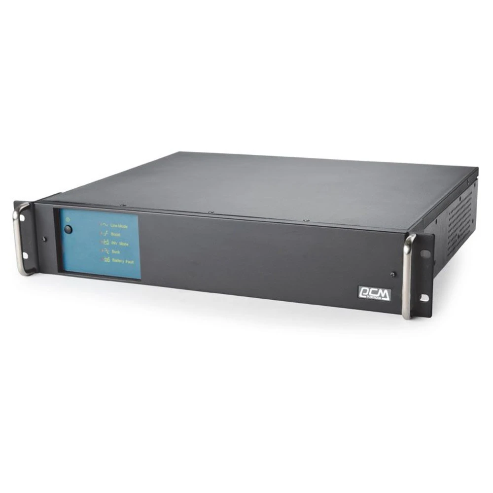 Источник бесперебойного питания Powercom King Pro RM KIN-1500AP LCD 1500 ВА, 1200 Вт