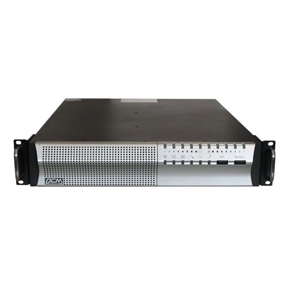 Источник бесперебойного питания Powercom SRT-1500A LCD 15000 ВА, 1000 Вт