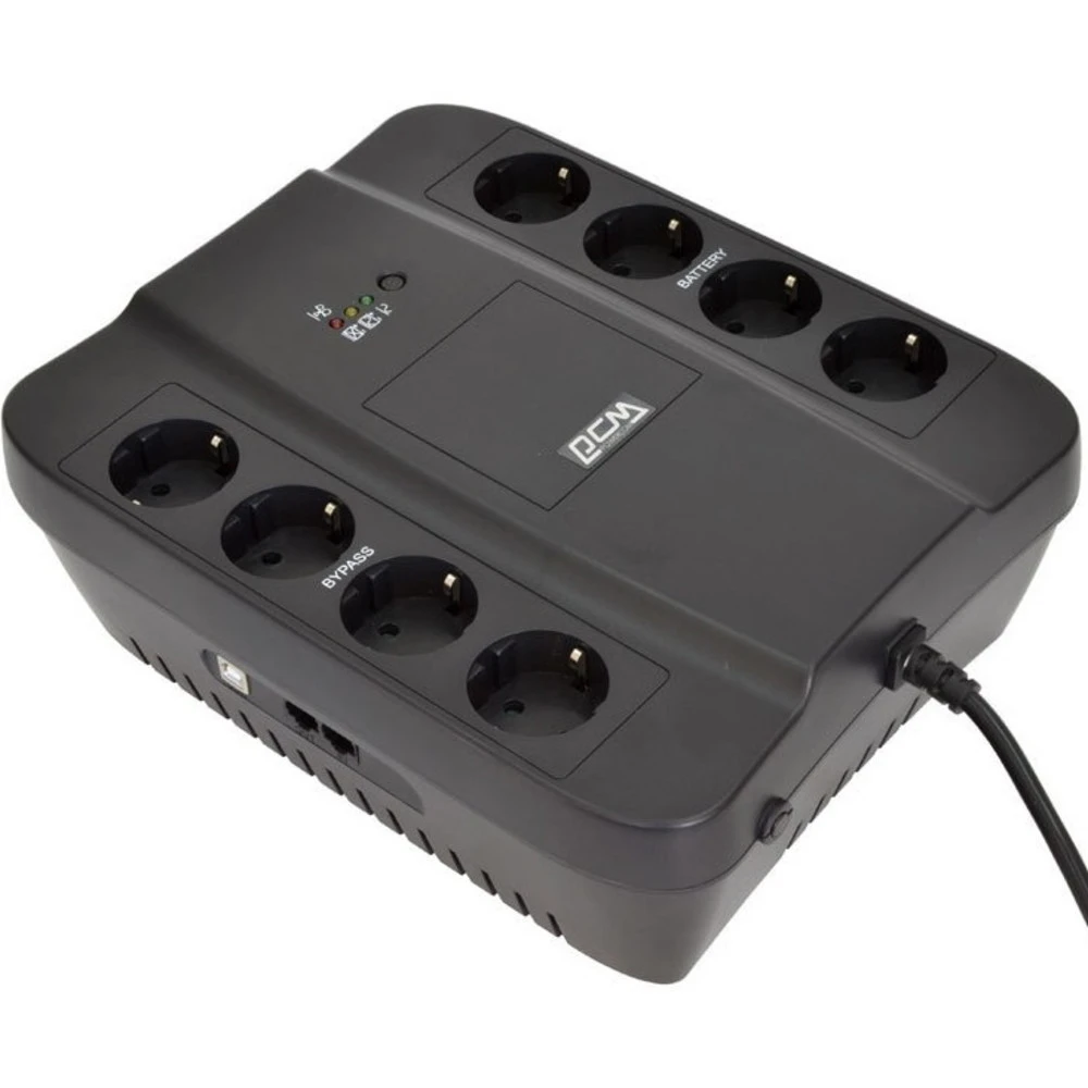 Источник бесперебойного питания Powercom Spider SPD-850E Cube SPD-850E CUBE 850 ВА, 510 Вт