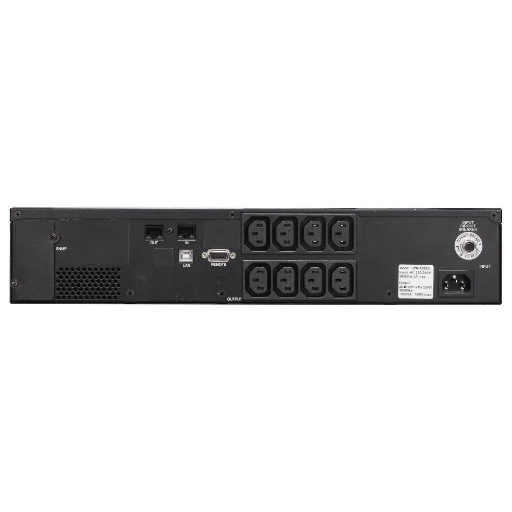 Источник бесперебойного питания Powercom SMART KING PRO+ SPR-1000 LCD 1000 ВА, 800 Вт