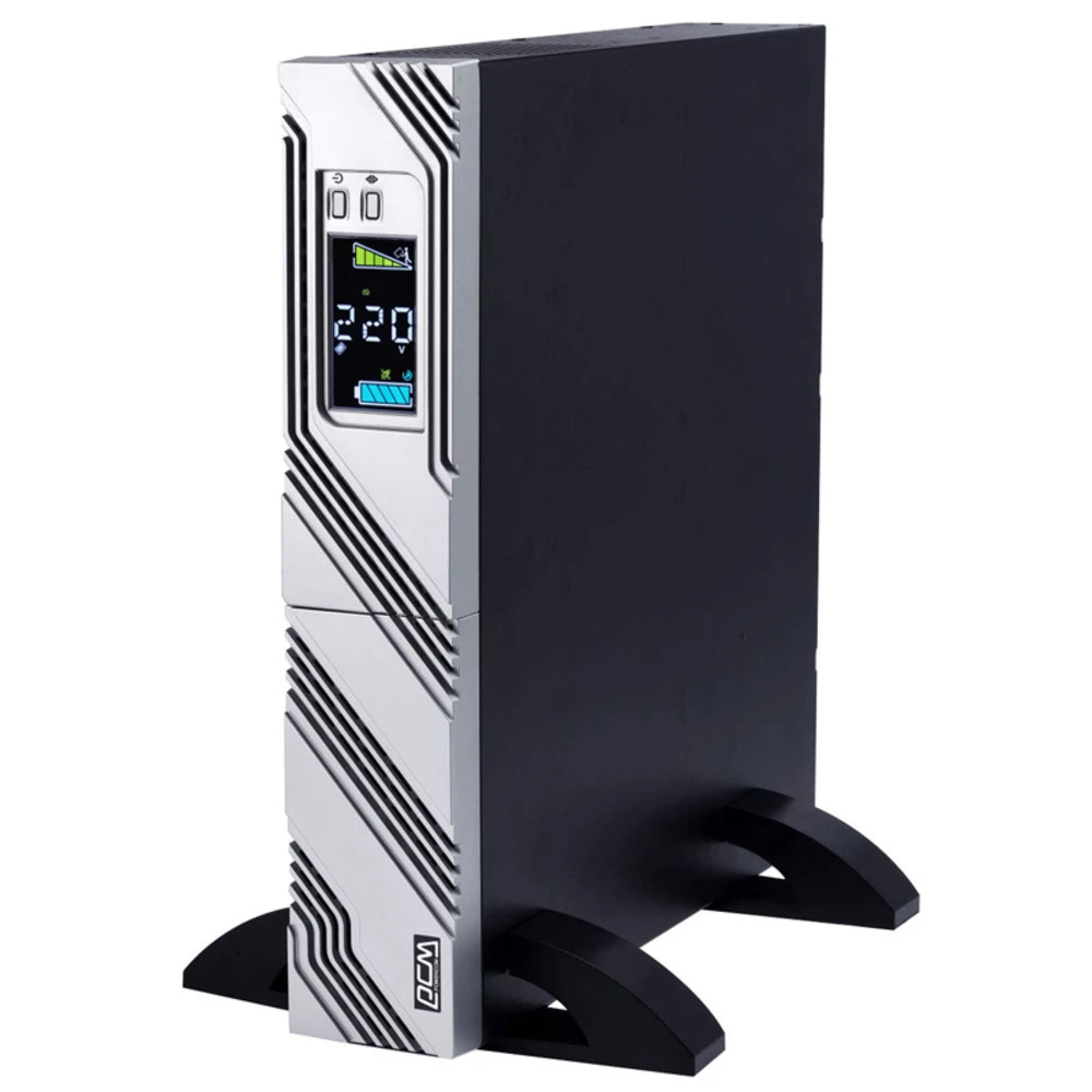 Источник бесперебойного питания Powercom SRT-2000A LCD 2000 ВА, 1800 Вт