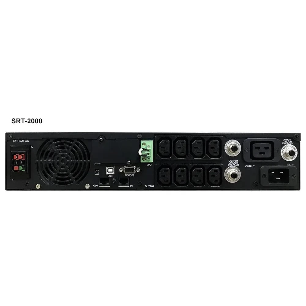 Источник бесперебойного питания Powercom SRT-2000A LCD 2000 ВА, 1800 Вт