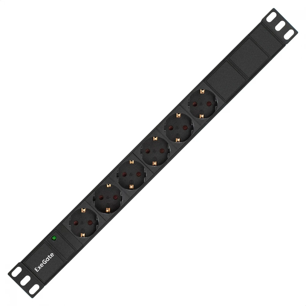 Аксессуар для серверного шкафа ExeGate ServerPro PDU-19H601 Al-6S-C14 EX280825RUS