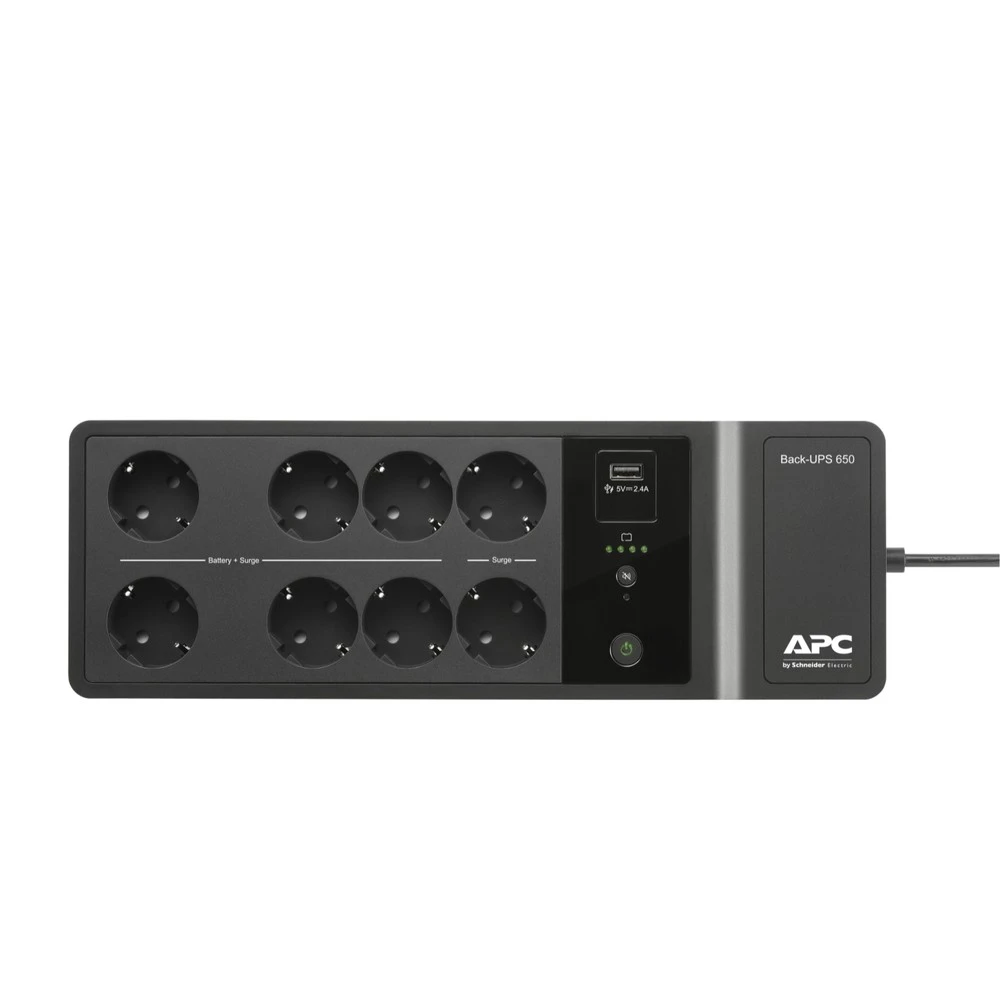 Источник бесперебойного питания APC Back-UPS 650VA BE650G2-RS 650 ВА, 400 Вт