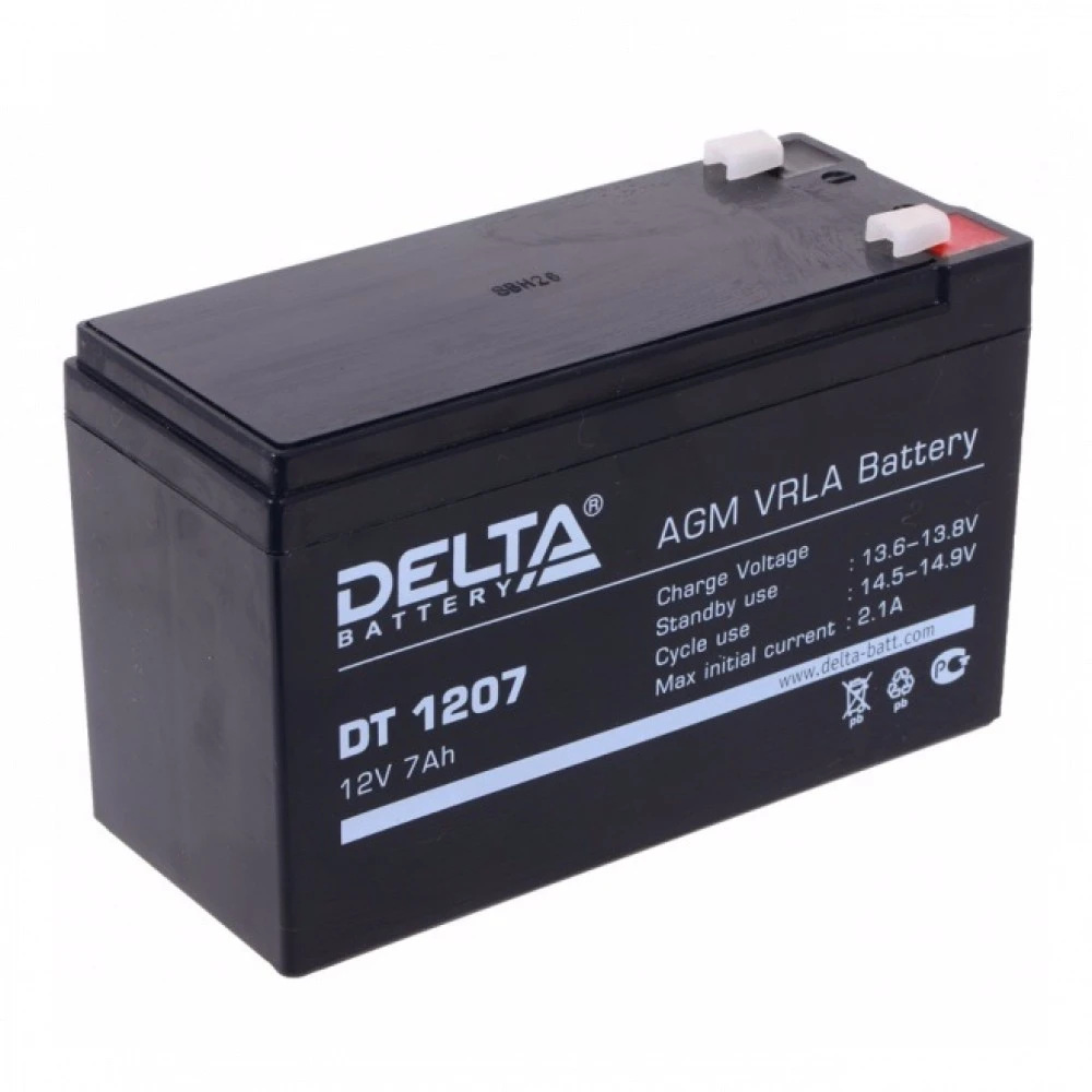 Сменные аккумуляторы АКБ для ИБП Delta Battery DT 1207 12 В