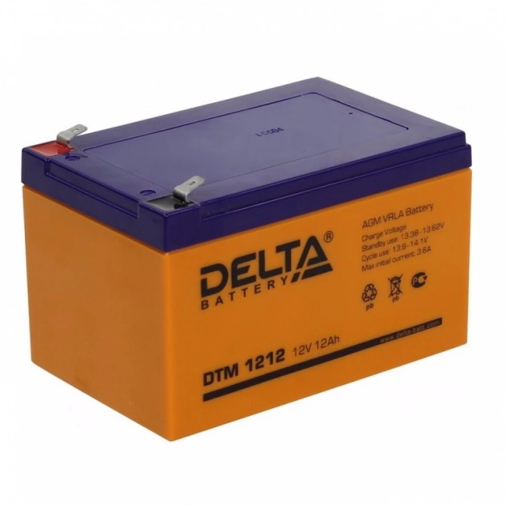 Сменные аккумуляторы АКБ для ИБП Delta Battery HR 12-12 12V12Ah 12 В