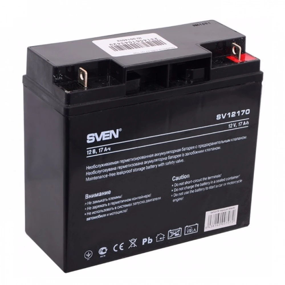 Сменные аккумуляторы АКБ для ИБП Sven SV 12V17Ah SV-0222017 12 В