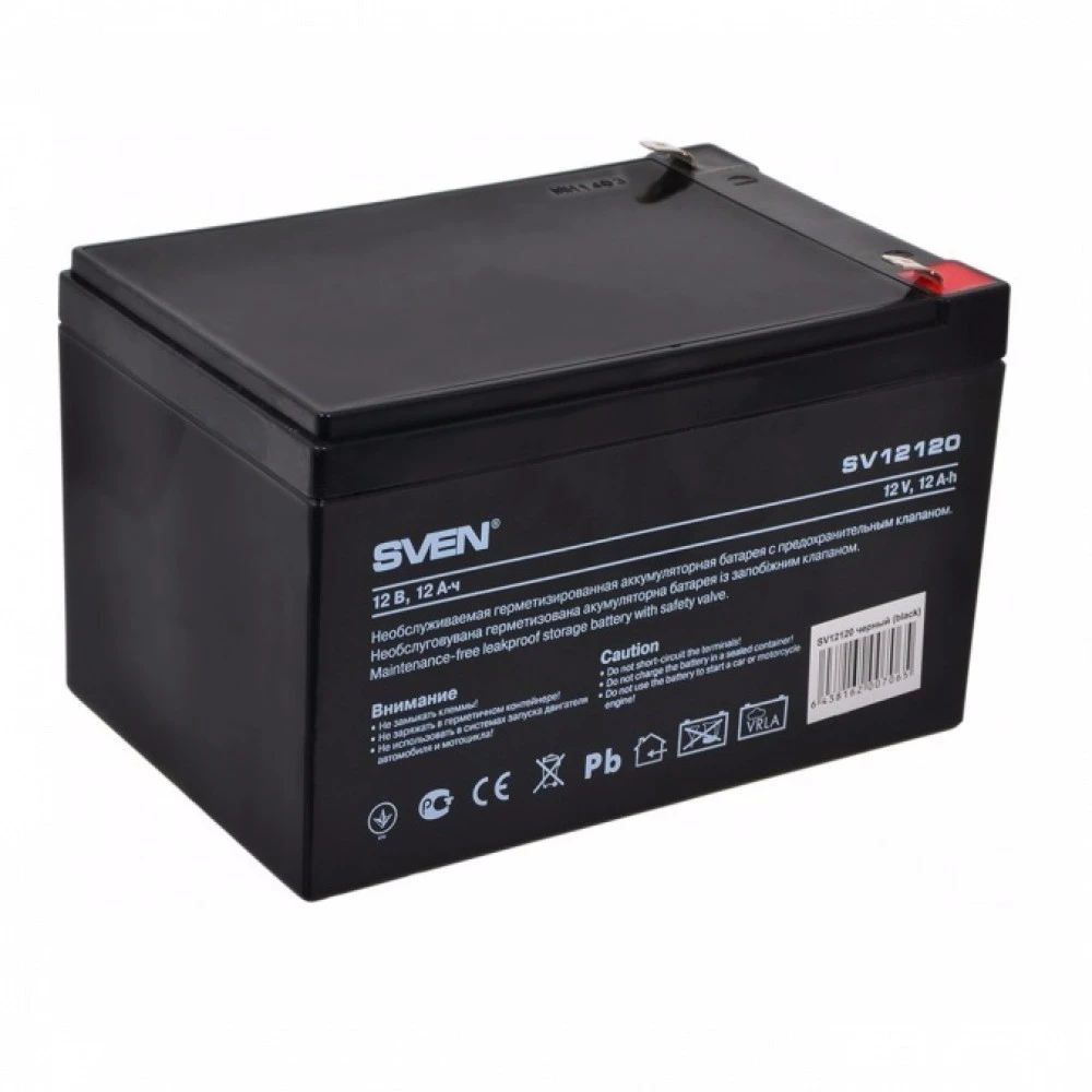 Сменные аккумуляторы АКБ для ИБП Sven SV 12V12Ah SV-0222012 12 В