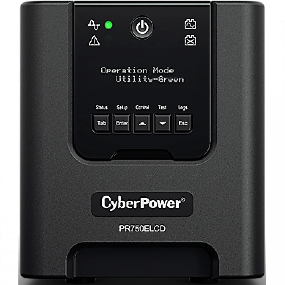 Источник бесперебойного питания CyberPower PR750ELCD 750 ВА, 675 Вт