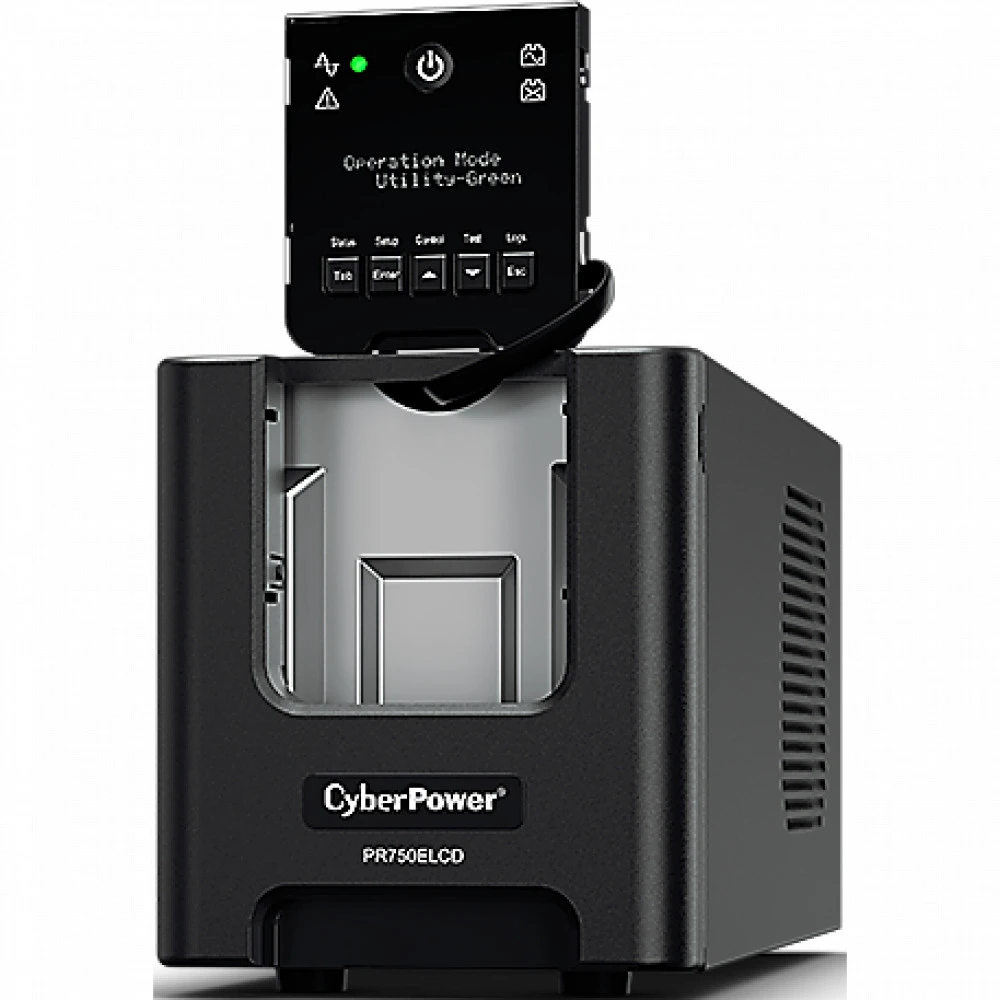 Источник бесперебойного питания CyberPower PR750ELCD 750 ВА, 675 Вт