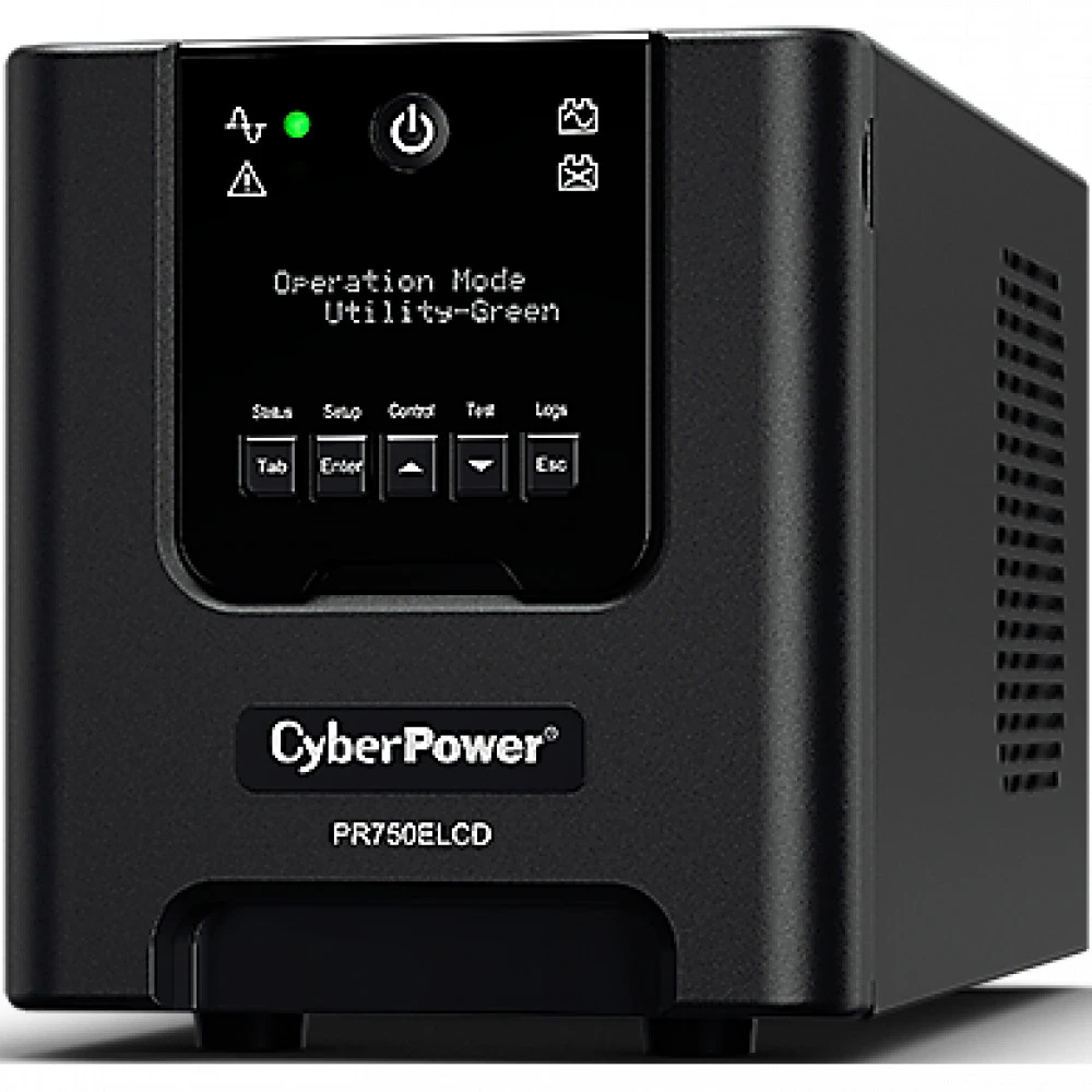 Источник бесперебойного питания CyberPower PR750ELCD 750 ВА, 675 Вт