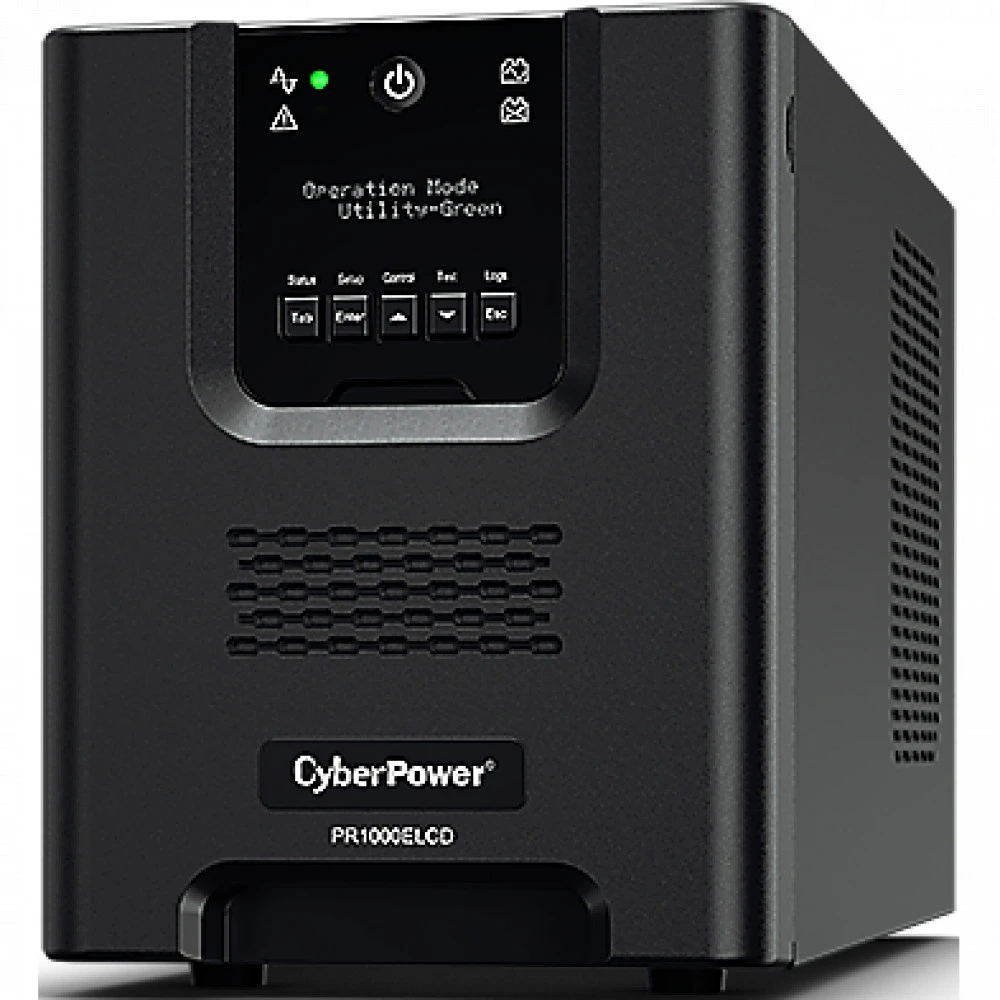 Источник бесперебойного питания CyberPower PR1000ELCD 1000 ВА, 900 Вт