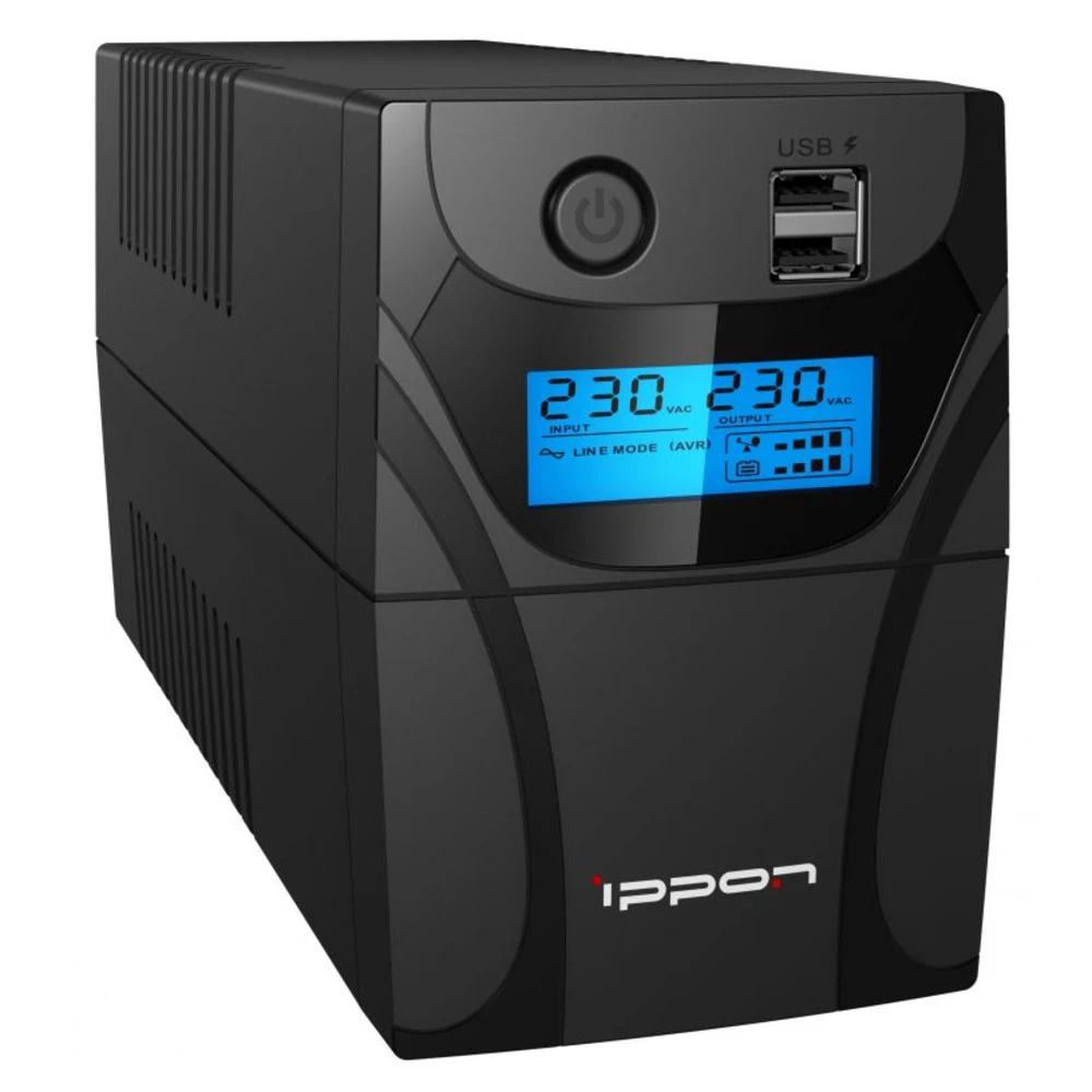 Источник бесперебойного питания IPPON Back Comfo Pro II 650 i1189988 650 ВА, 360 Вт