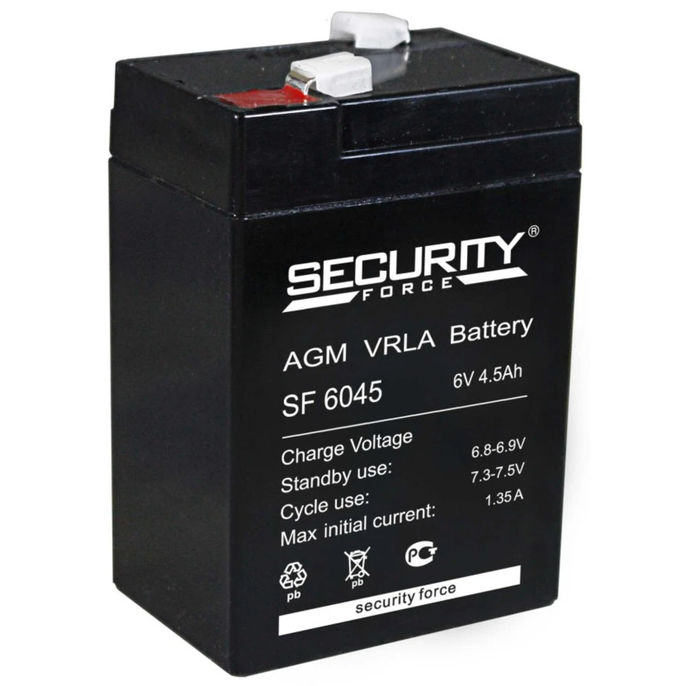 Сменные аккумуляторы АКБ для ИБП Security Force SF 6045 6 В