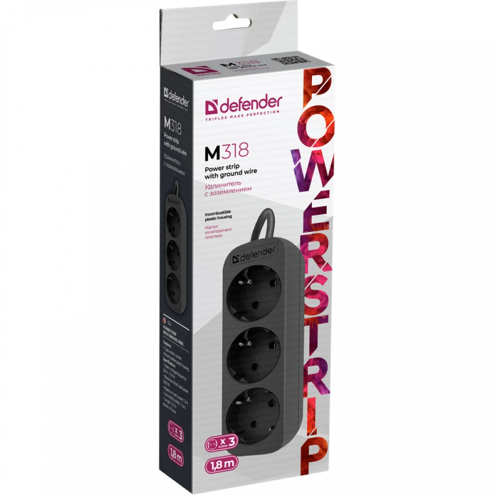 Сетевой фильтр Defender M318 99321