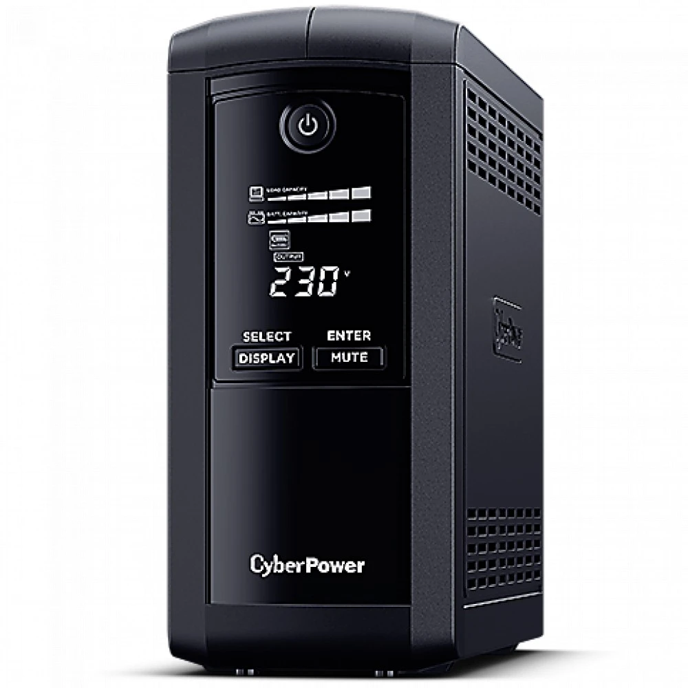 Источник бесперебойного питания CyberPower VP1000EILCD 1000 ВА, 550 Вт