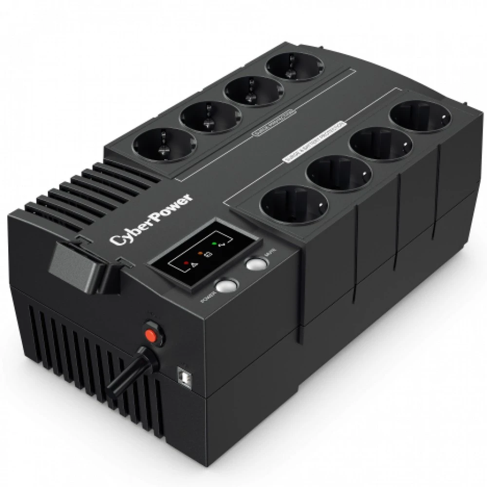 Источник бесперебойного питания CyberPower BS650E BS650E. 650 ВА, 390 Вт