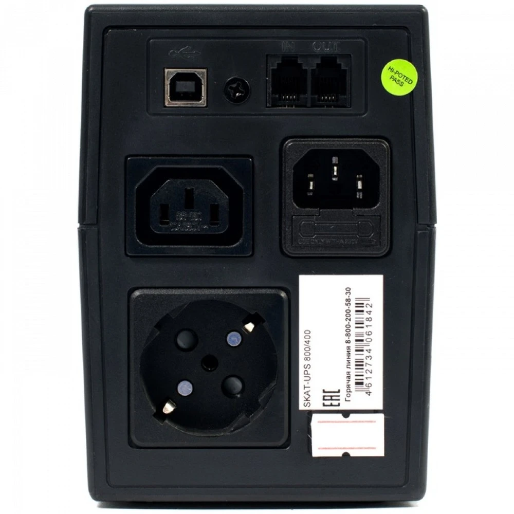 Источник бесперебойного питания БАСТИОН SKAT-UPS 800/400 800 ВА, 480 Вт